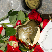 D'or hand engraved heirloom heart