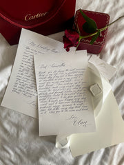 Love Letter Hand written calligraphy A5 artwork